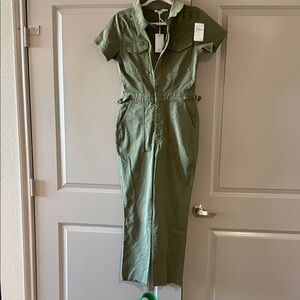 Good American Olive Green Jumpsuit
